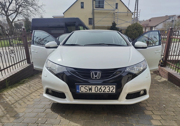 Honda Civic cena 40500 przebieg: 242000, rok produkcji 2014 z Świecie małe 29